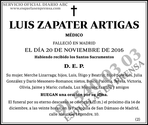 Luis Zapater Artigas